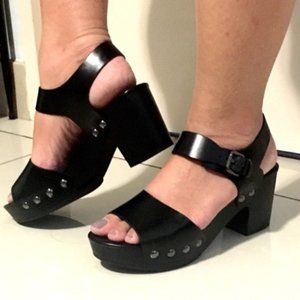 NINE WEST Cecilia Platform Sandal with Ankle Strap